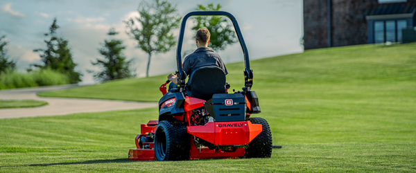 Gravely Pro-Turn 300 zero-turn commercial-grade lawn mowers