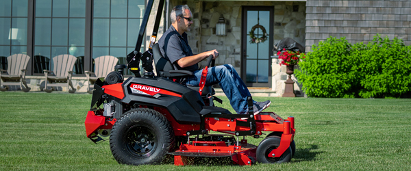 Gravely Pro-Turn 500 zero-turn commercial-grade lawn mowers
