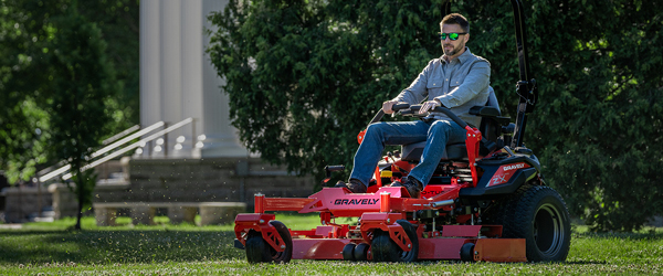 Gravely Pro-Turn ZX zero-turn commercial-grade lawn mowers