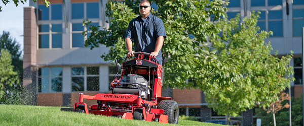 Gravely Z-Stance zero-turn commercial-grade lawn mowers
